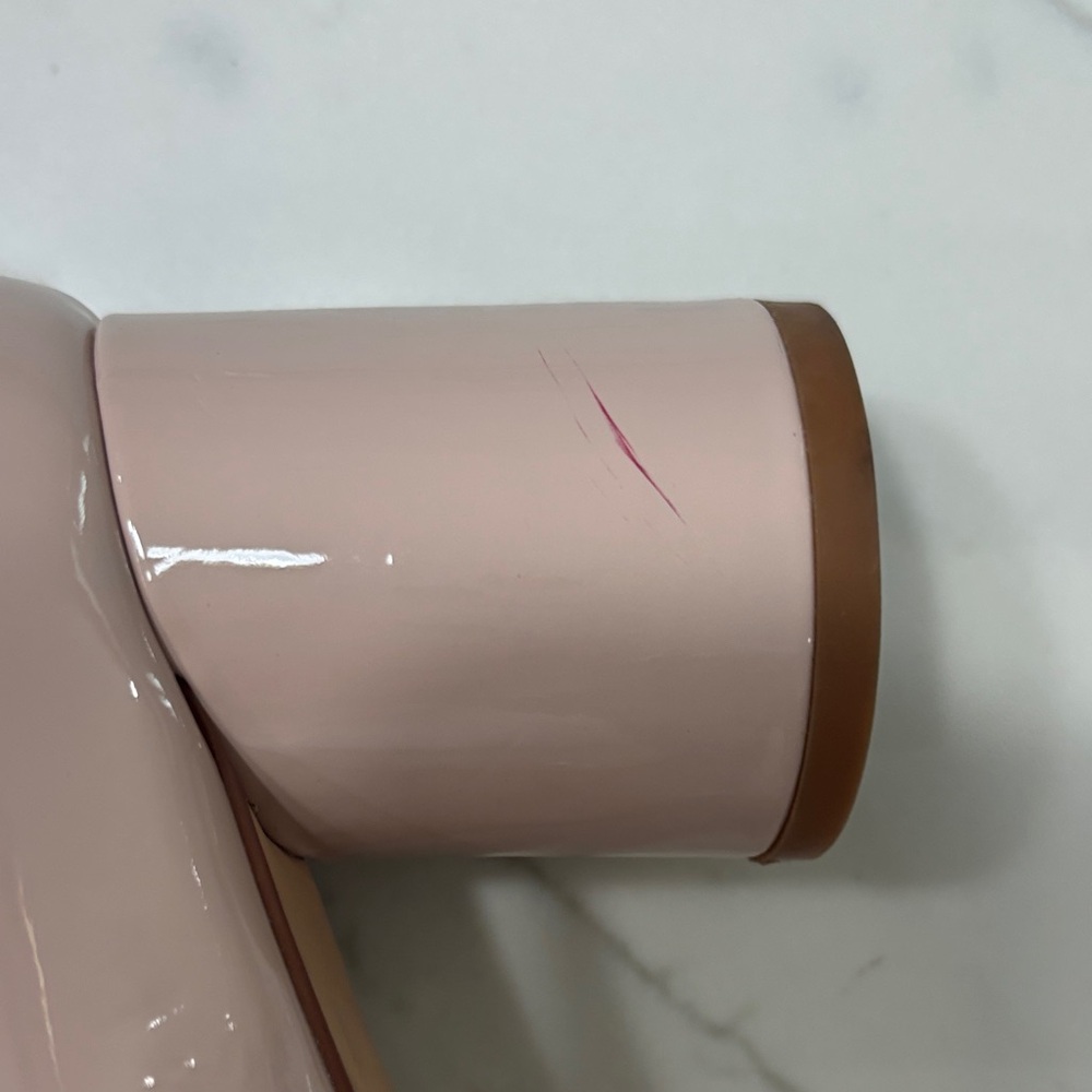 Zara Women's Blush and Wine Heels - Picture 9 of 13